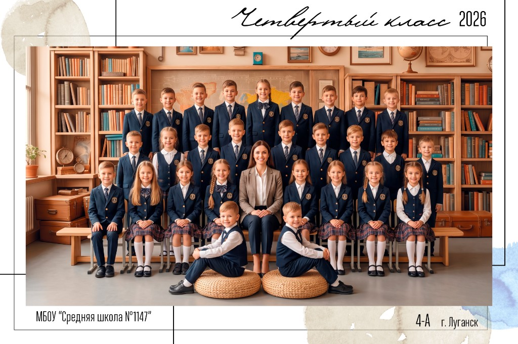 Класс на большом фоне